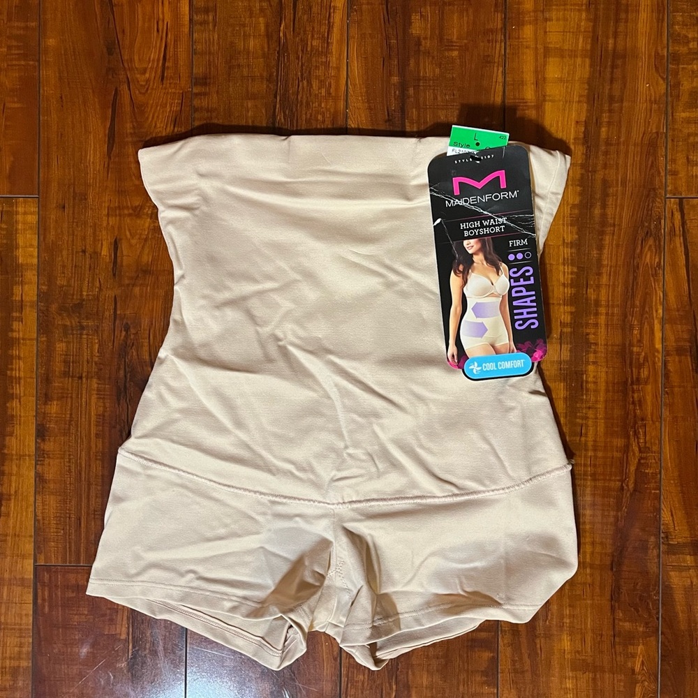 Brand New Maidenform High Waist Boyshort - Firm Shapes